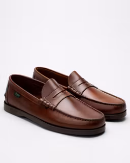 Paraboot Coraux-America Brown Leather | Lester Shoes Online