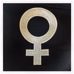 FEMINISTGUDINNA "METALLIC" BADBYXA LÅNG