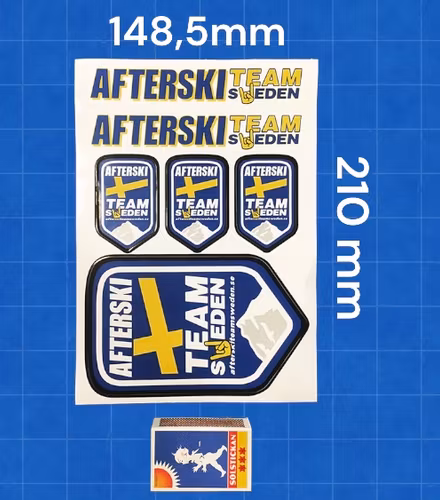 Klistermärke- A5 ark