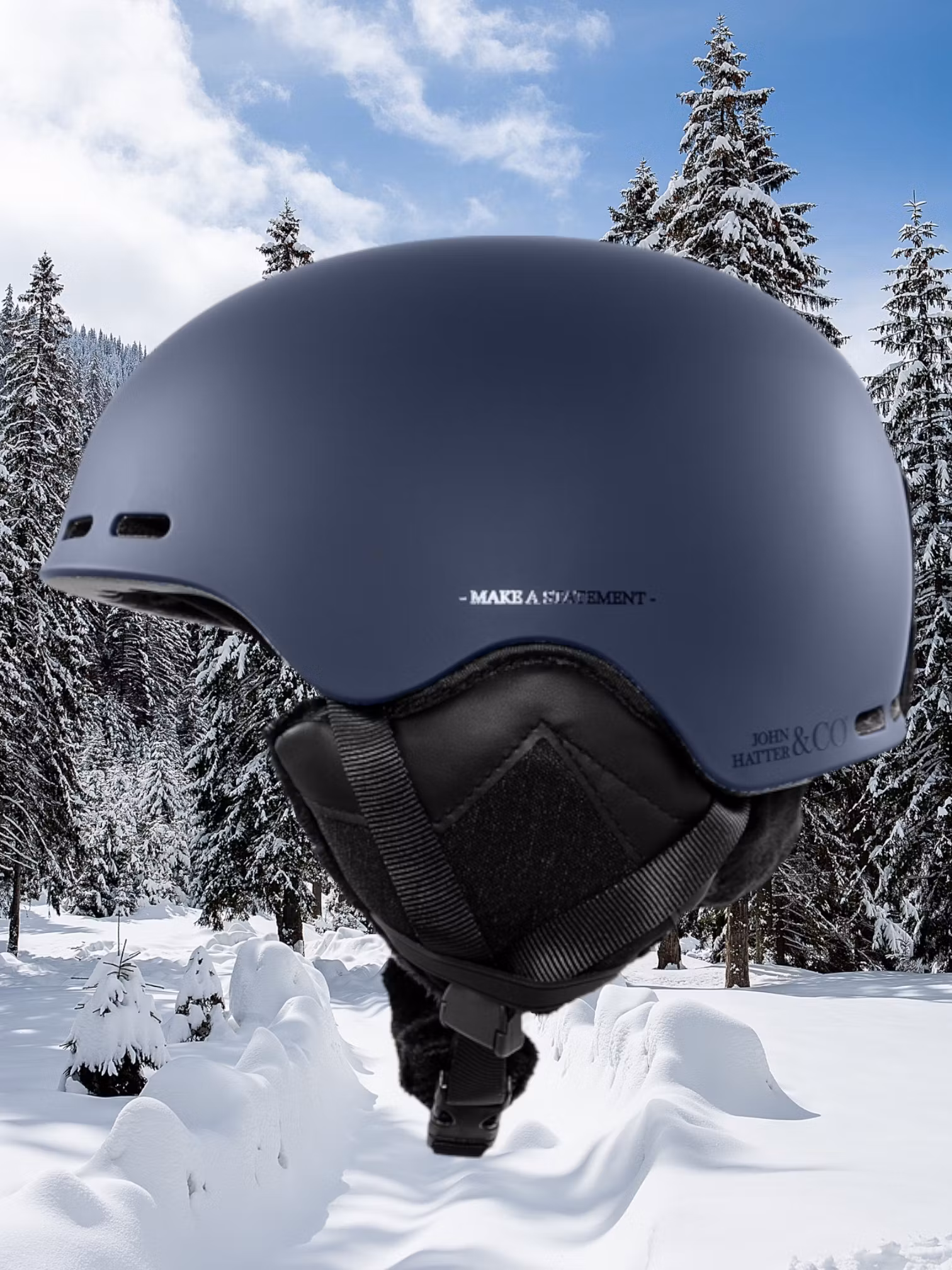 Skidhjälm - John Hatter -”Work Hard Play Harder”