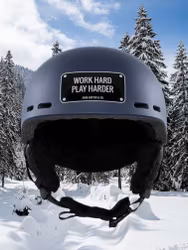 Skidhjälm - John Hatter -”Work Hard Play Harder”