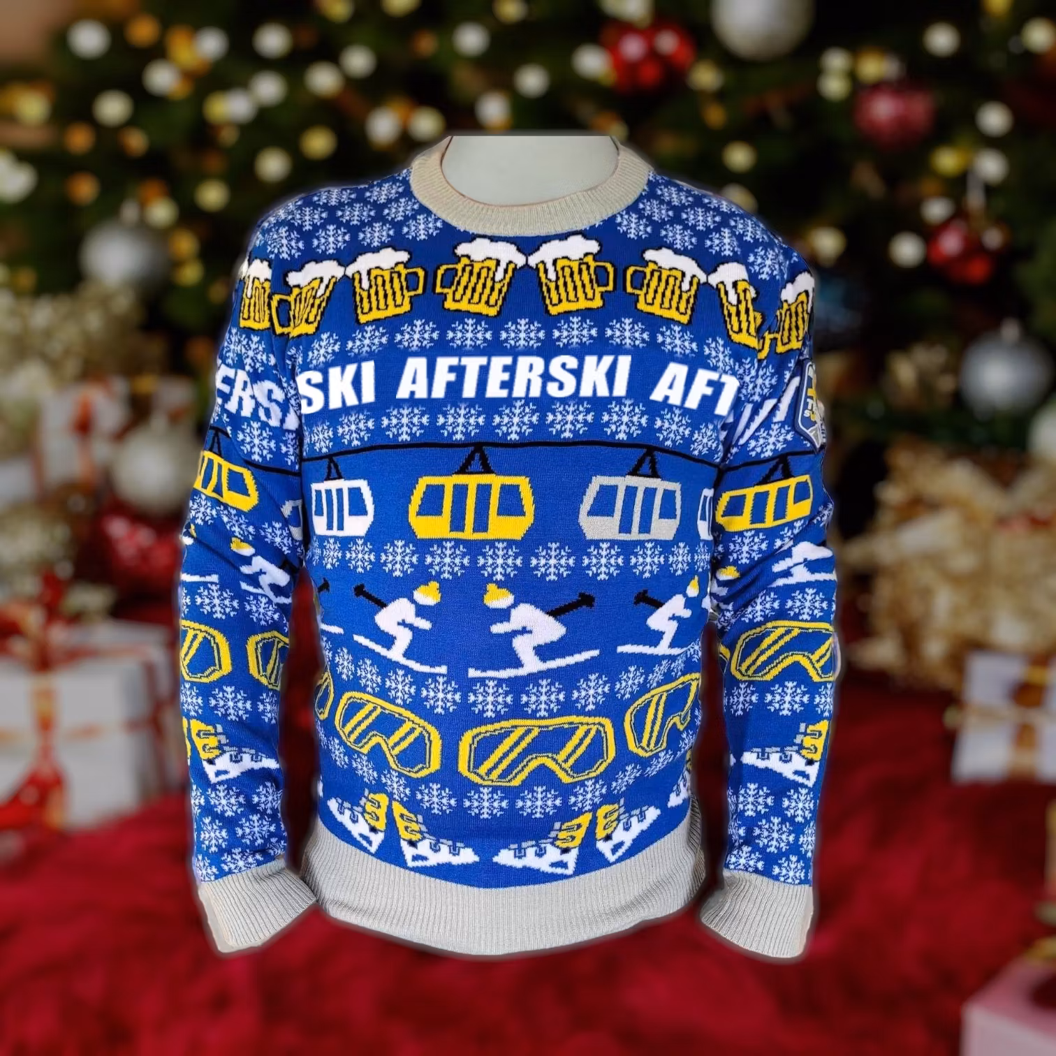 Stickad jultröja - Afterski Sweater