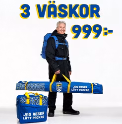 Väskor Lätt Packad  3-pack