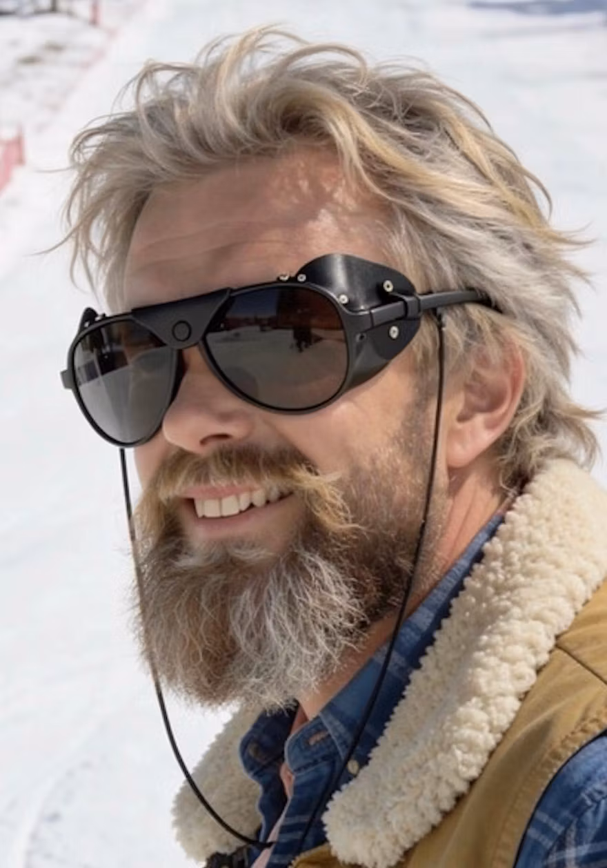 Glaciär-glajjor ”Polariserande”