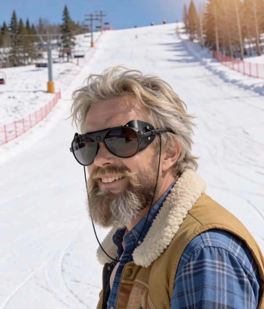 Glaciär-glajjor ”Polariserande”