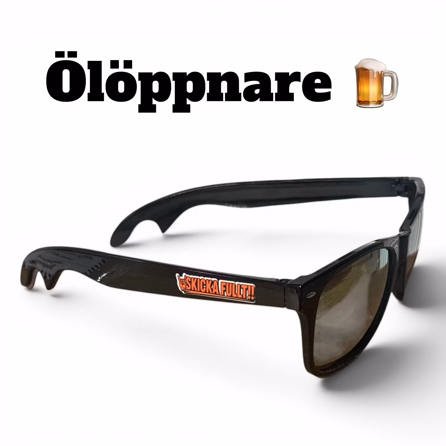 Ölöppnare med solglasögon - Skicka Fullt!!