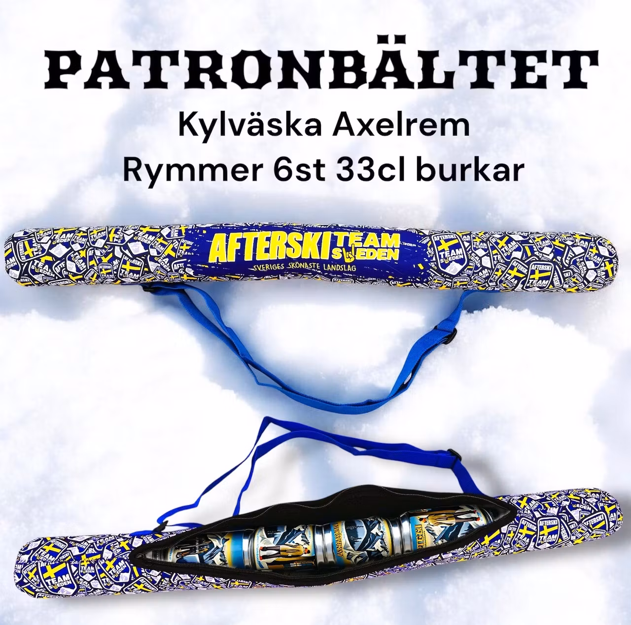 Patronbältet - Kylväska "burk" med axelrem