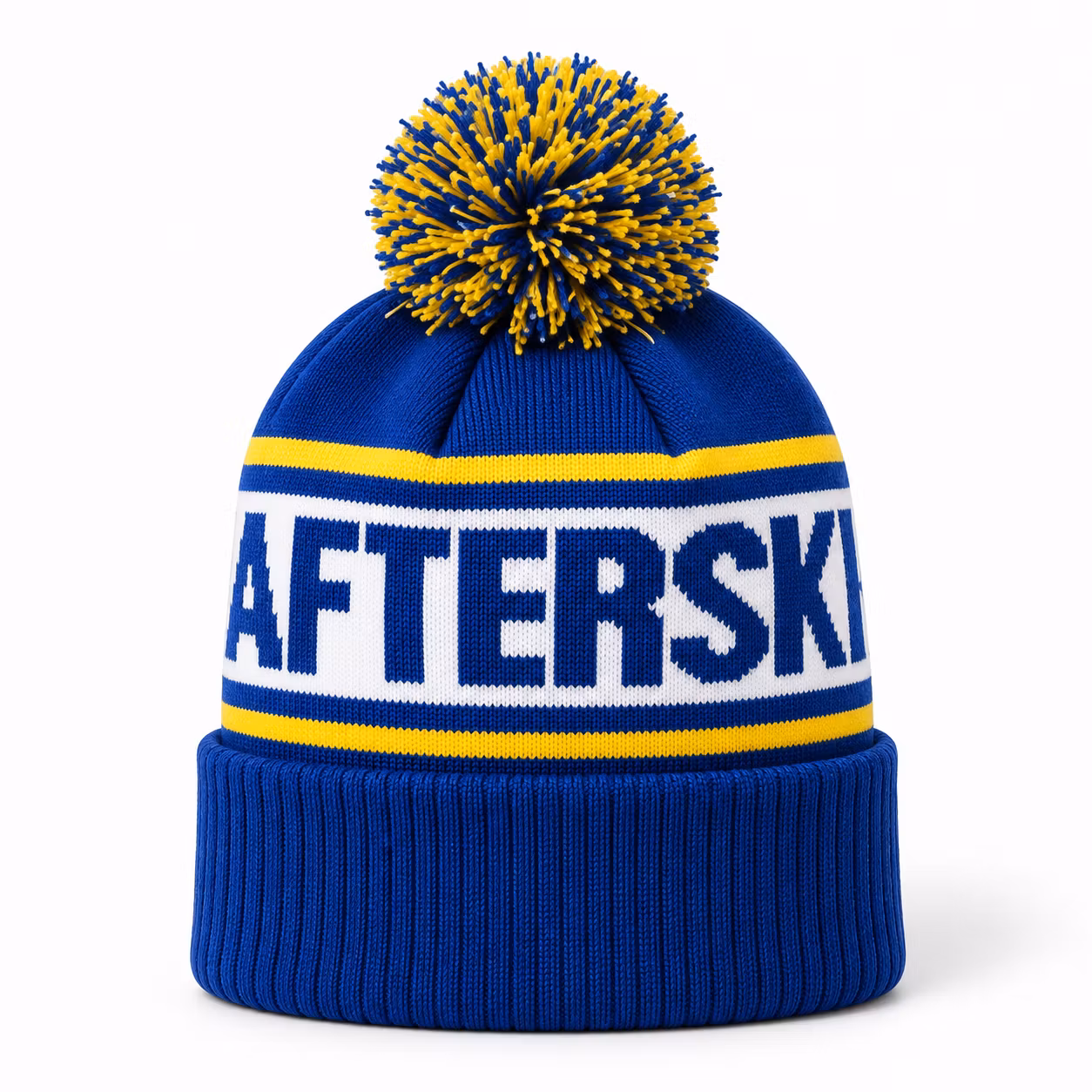 Mössa - Retro Reflex Blå Afterski