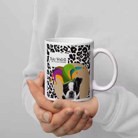 HerrCules Mugg  #6 "Stay weird, life is too short to be normal"