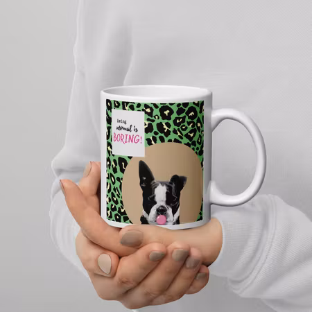 HerrCules Mugg #4 "Being normal is boring"