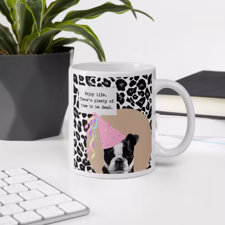 HerrCules Mugg #2 "Enjoy life, there is plenty of time to be dead" Mugg