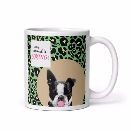 HerrCules Mugg #4 "Being normal is boring"