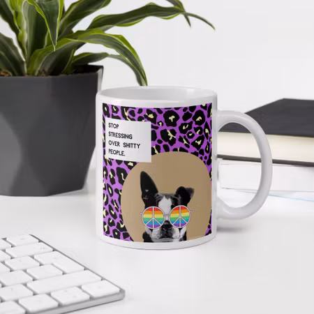 HerrCules Mugg  #5 "Stopp stressing over shitty people"