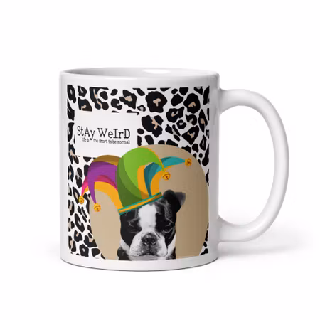 HerrCules Mugg  #6 "Stay weird, life is too short to be normal"