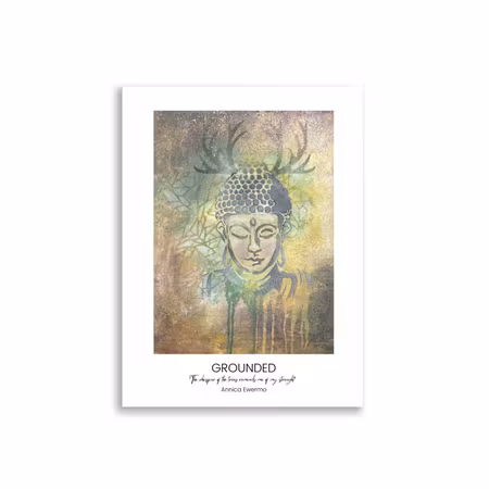 Annica Ewermo Poster- GROUNDED med citat