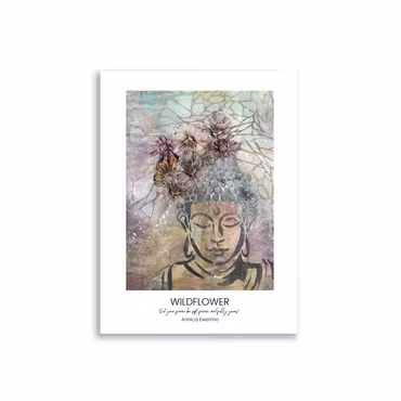 Annica Ewermo Poster- Wildflower med citat