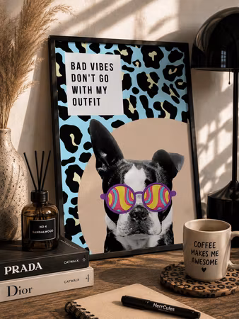 HerrCules Poster #7 "Bad vibes don´t go with my outfit"