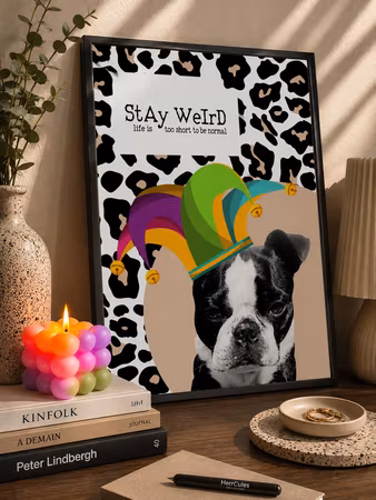HerrCules Poster #6 "Stay weird, life is too short to be normal"