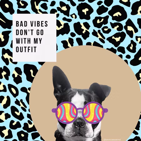 HerrCules Poster #7 "Bad vibes don´t go with my outfit"