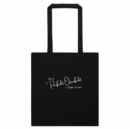 Perfekt Operfekt Tote bag #1
