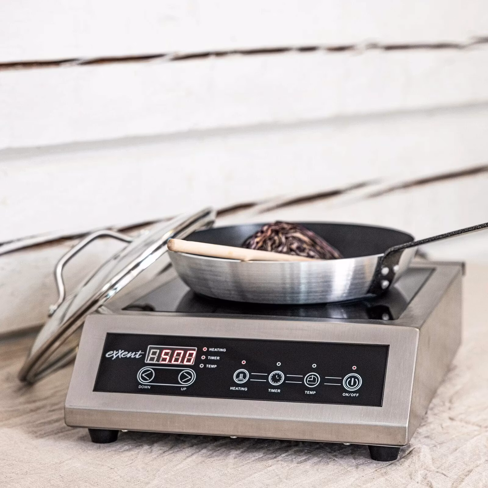 Kokplatta Induktion, rostfritt