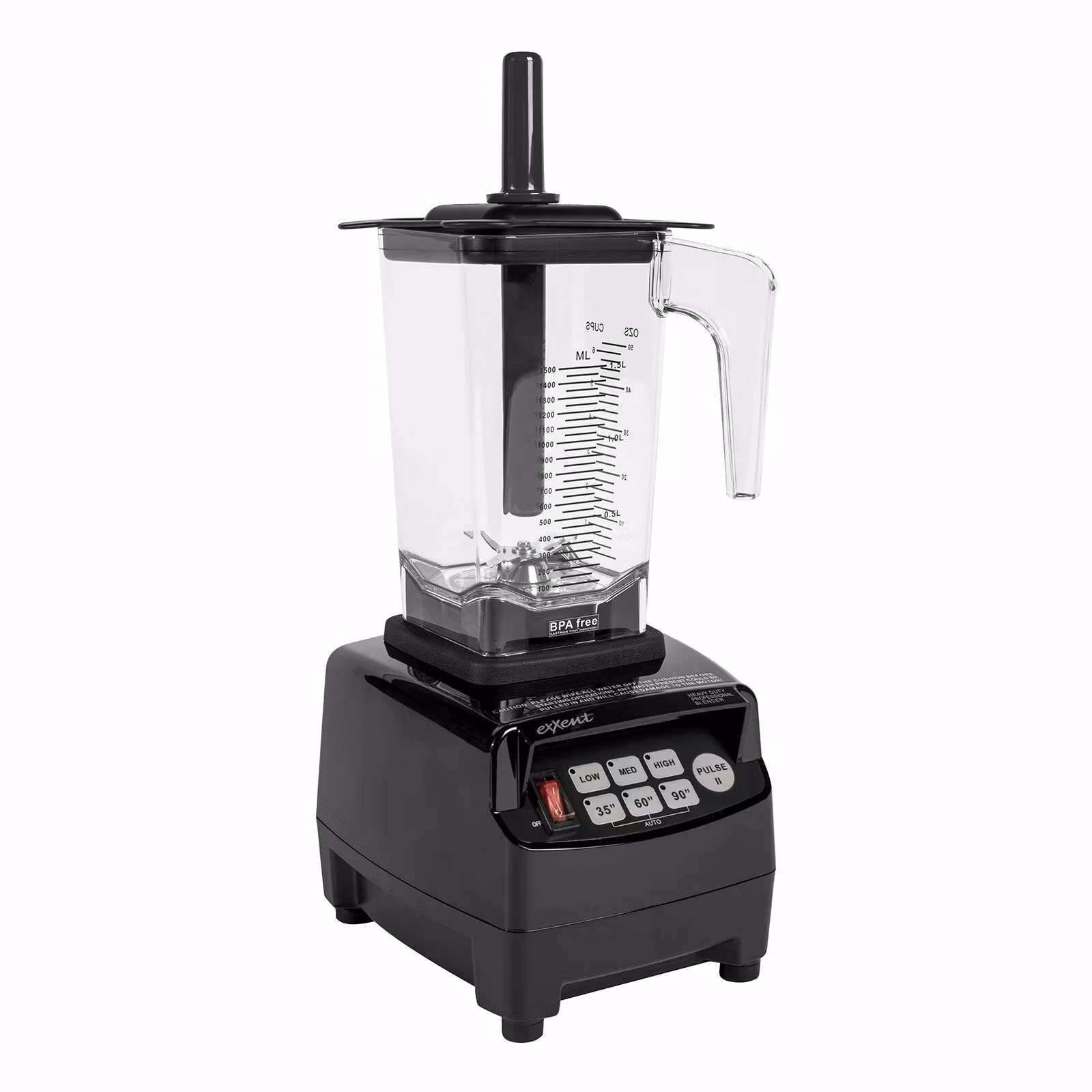 Blender med huv för ljudreduktion