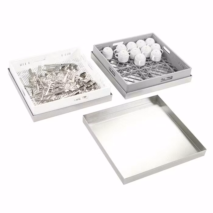 Rostfri spillback 50×50cm