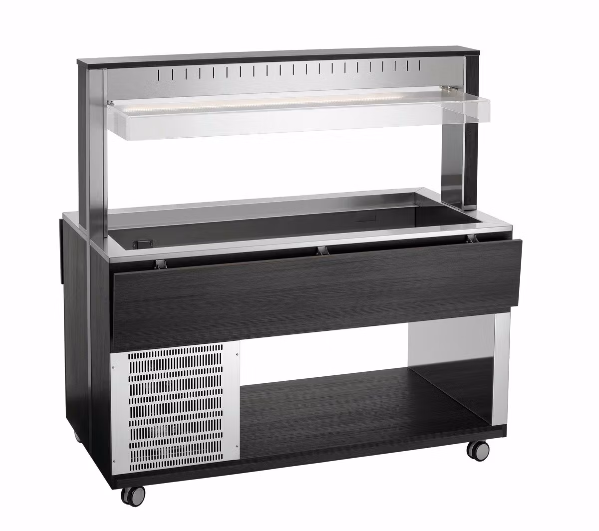 Buffévagn ATENA kyla 4 GN 1/1-200, Antracit