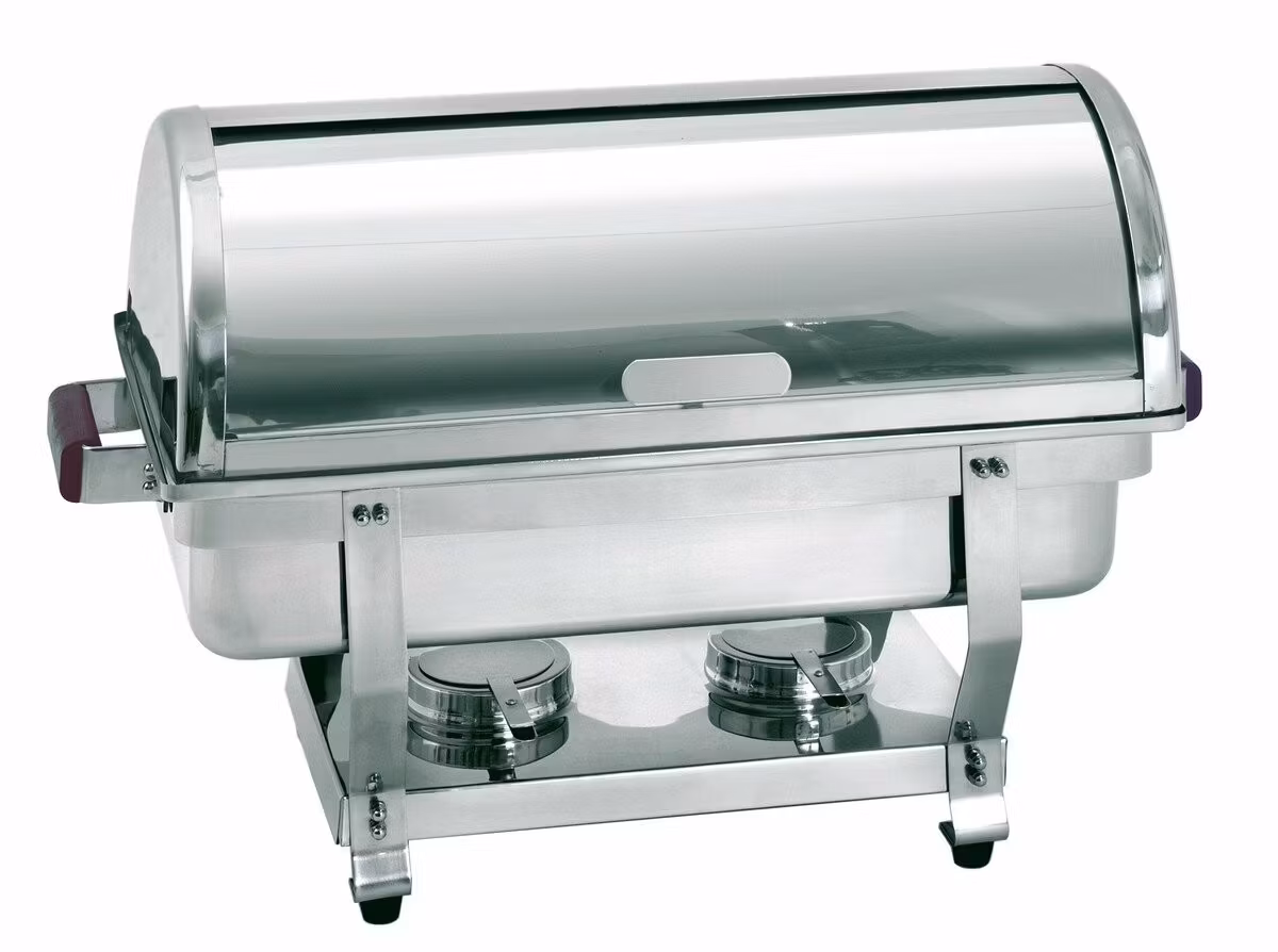 Chafing Dish Rolltop GN 1/1, Trähandtag