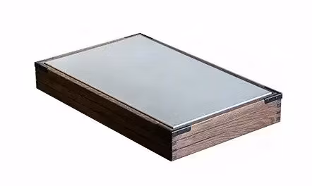 Träram till kylplatta, GN 1/1, Brun m. metalhörn