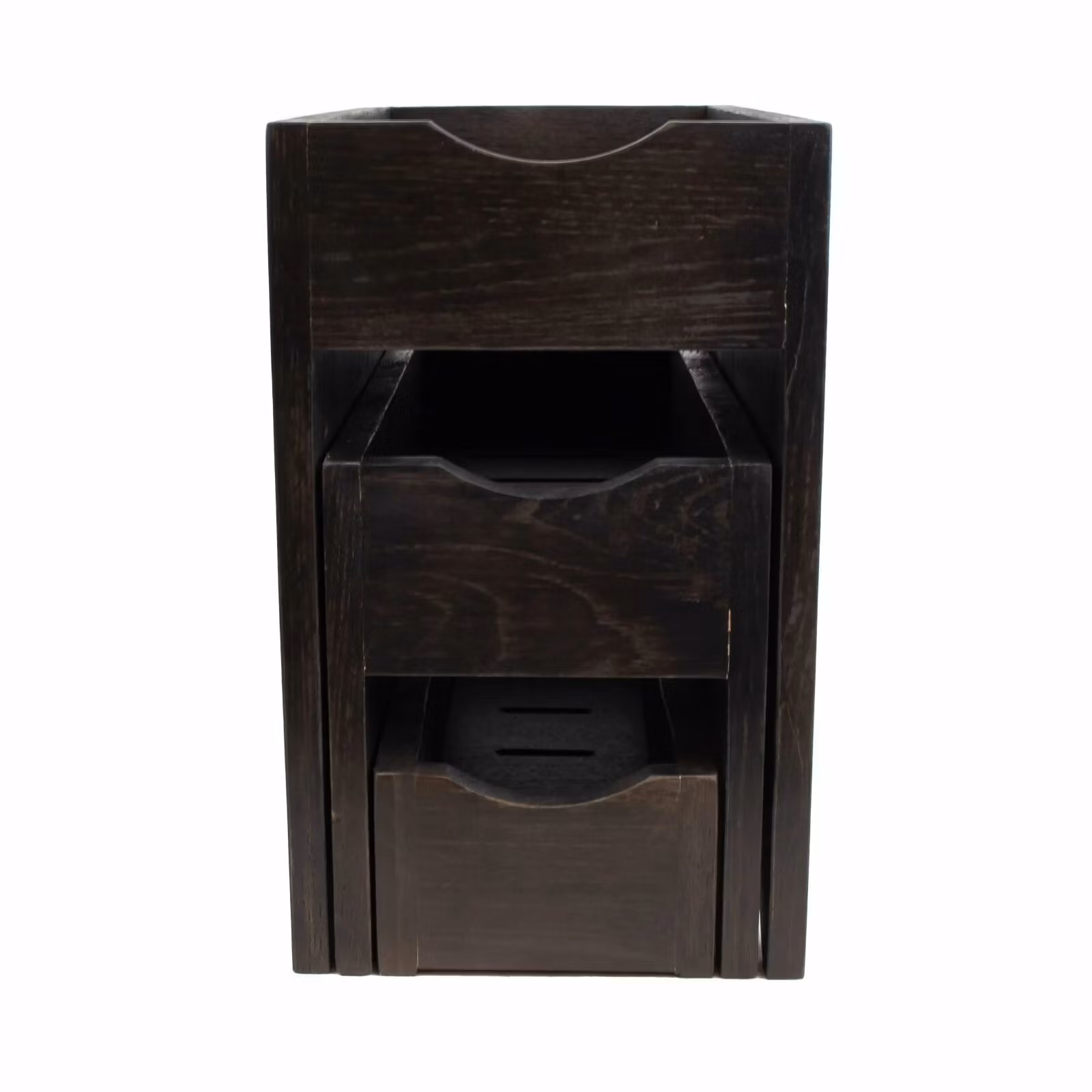 Displayställning med 3 fack, Havanna Black