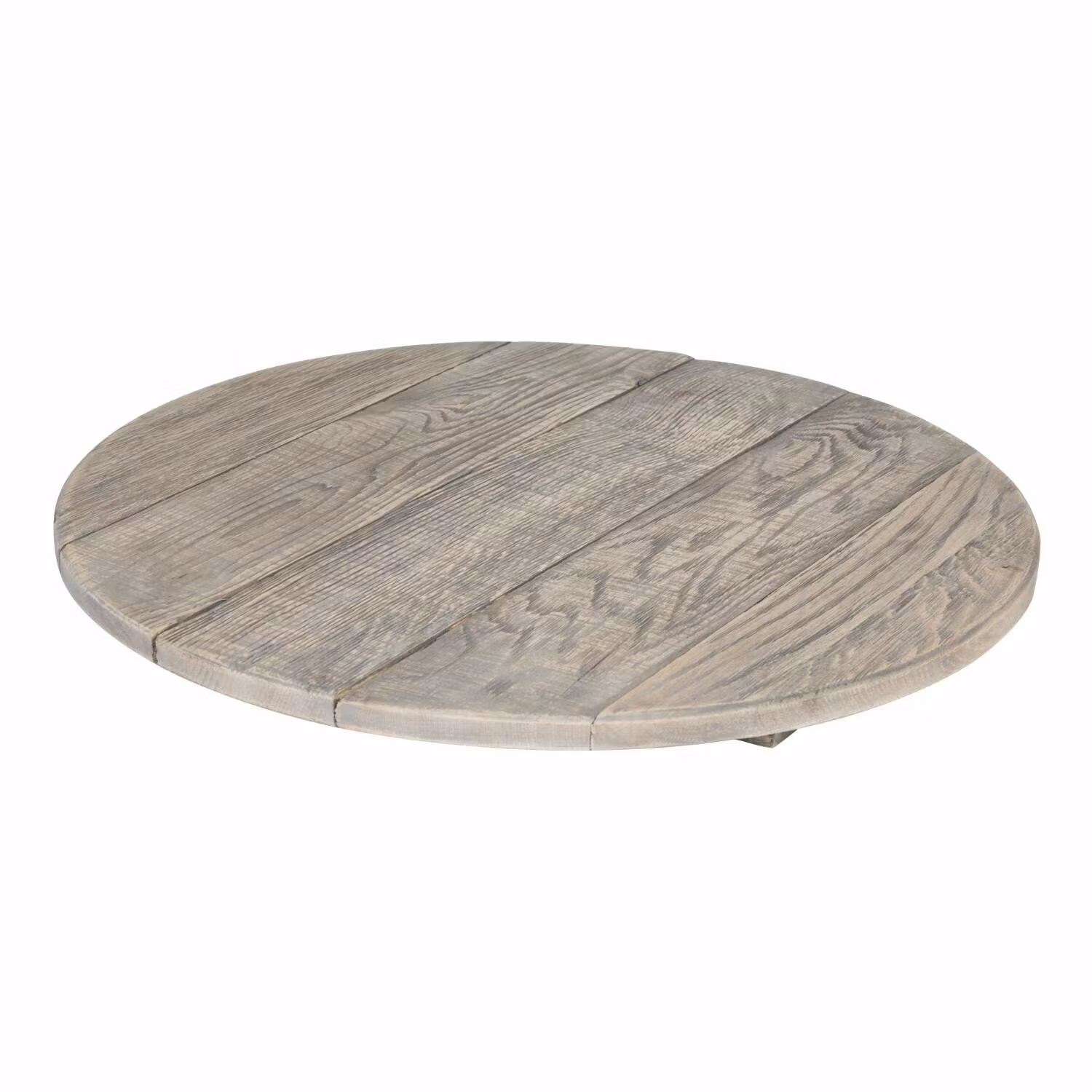 Rund serveringsbricka D45cm, askgrå