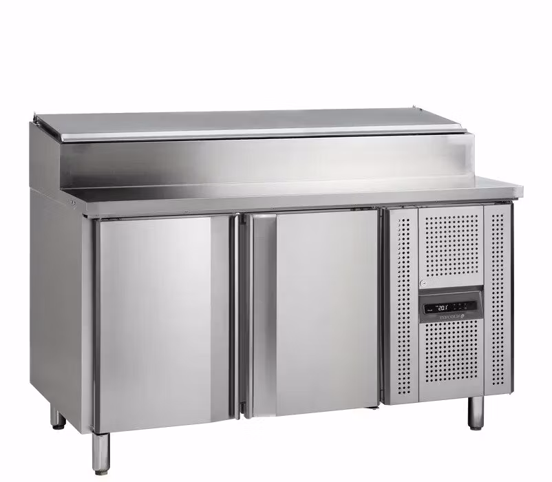 Kallskänksbänk SS8200 med kylränna 362L, 2 dörrar