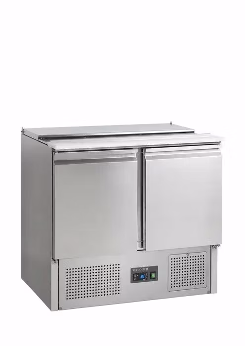 Saladette kylbänk 260L SA920, 2 dörrar