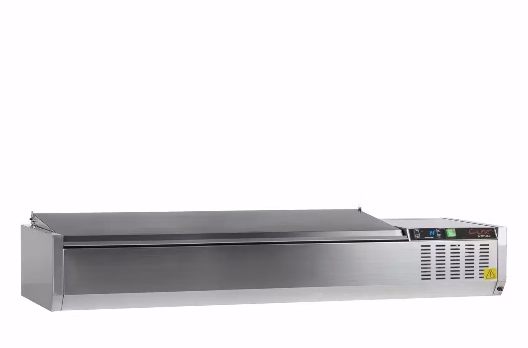 Kylränna GN 1/3, 1600mm, rostfritt lock