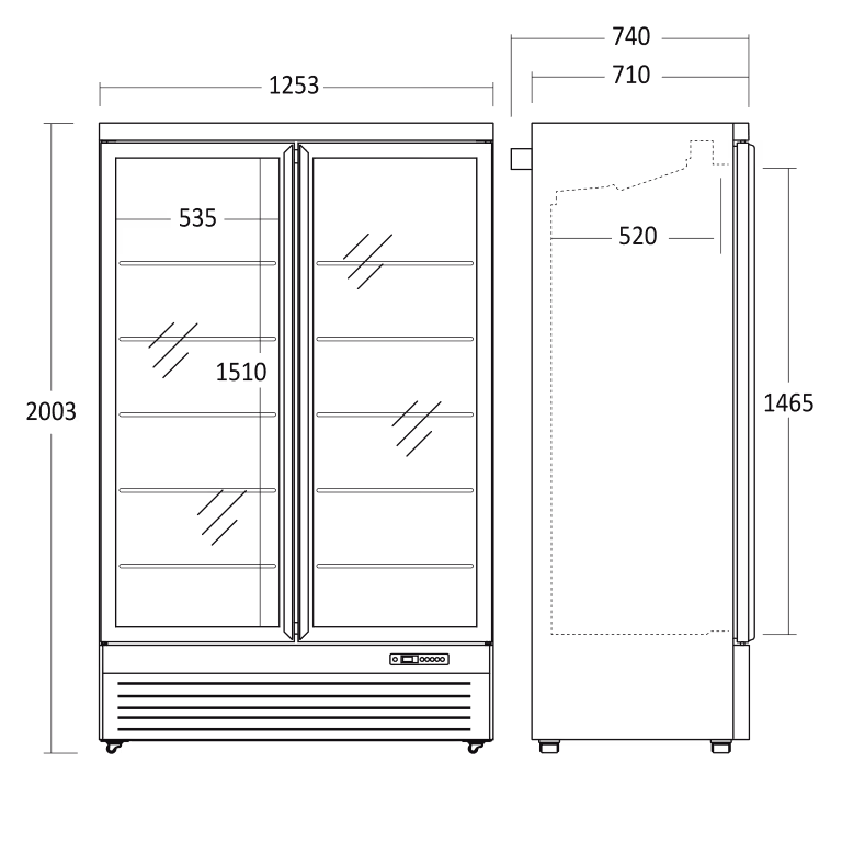 Drickakyl DC 1080 BB, svart