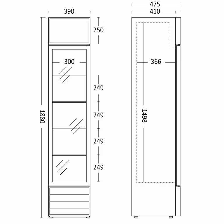 Drickakyl SD 217 BE, svart