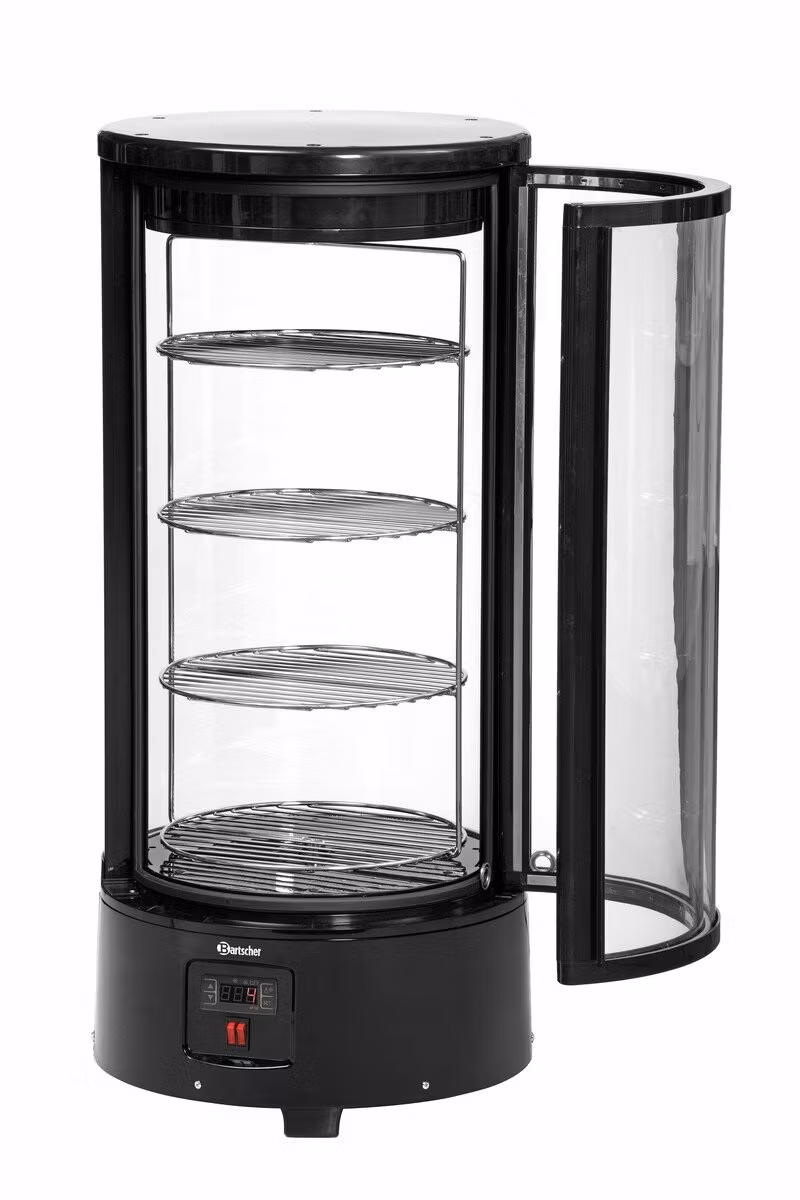 Tårtkyl 72L, roterade hyllor