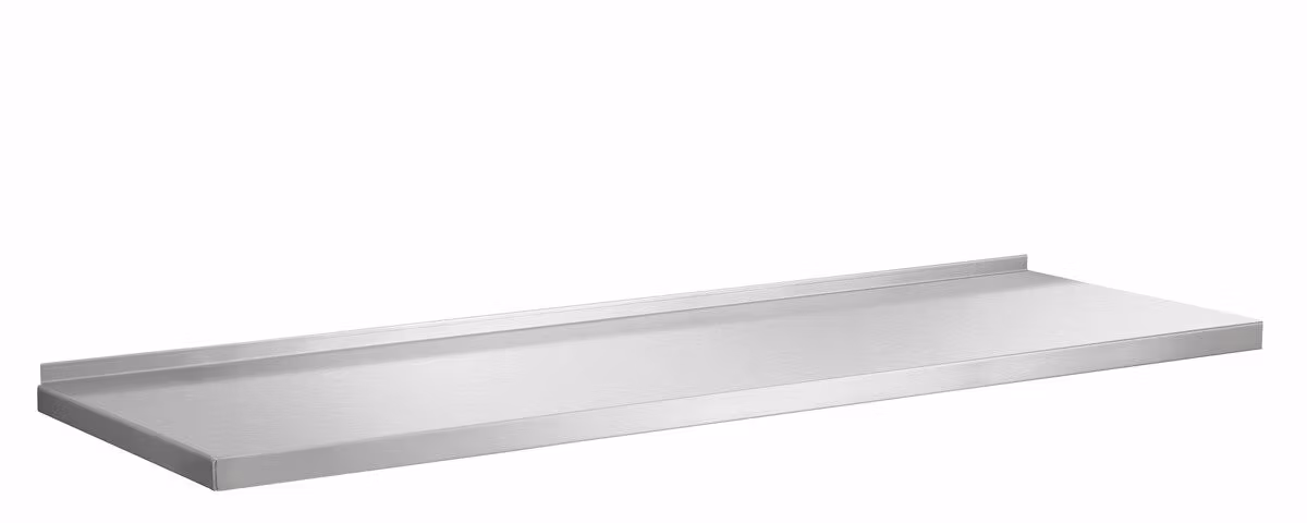 Rostfri vägghylla 1000x355mm