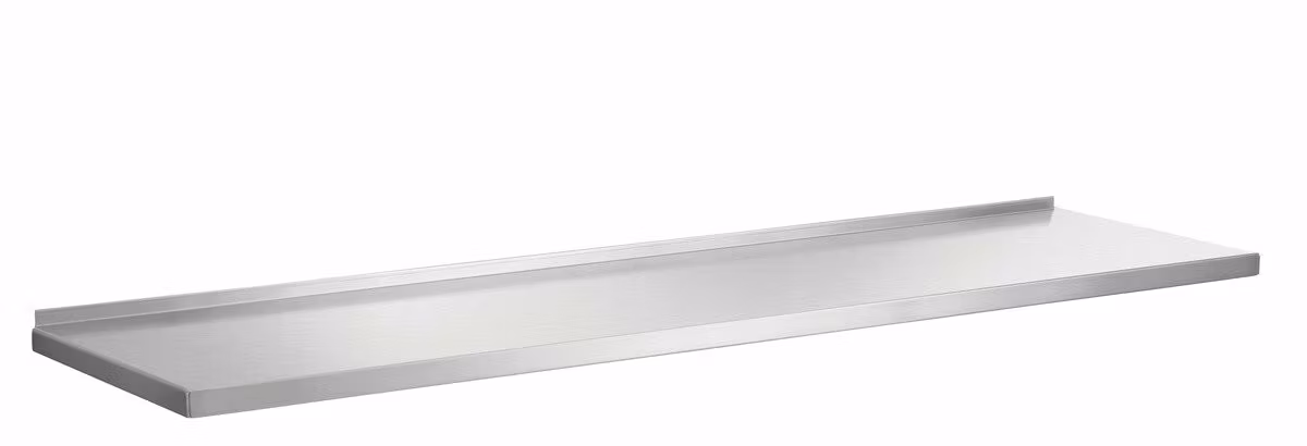 Rostfri vägghylla 1600x355mm