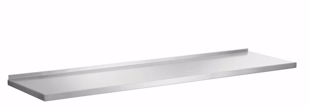 Rostfri vägghylla 1800x355mm