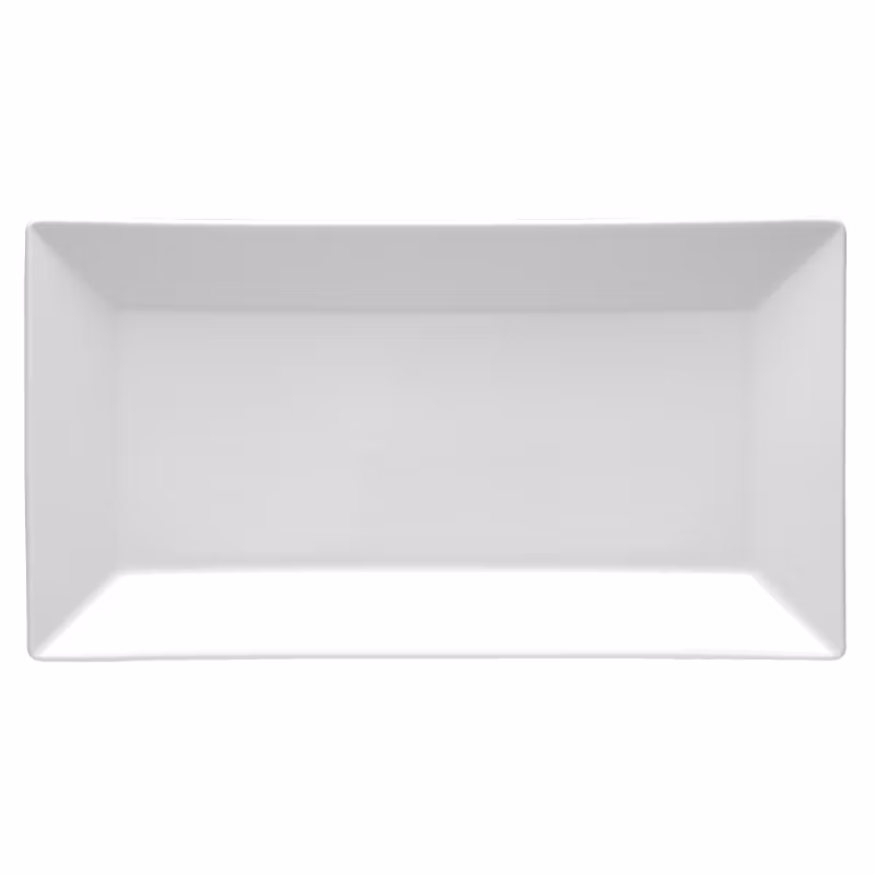 Tallrik rektangulär vit 22x11cm, 24st