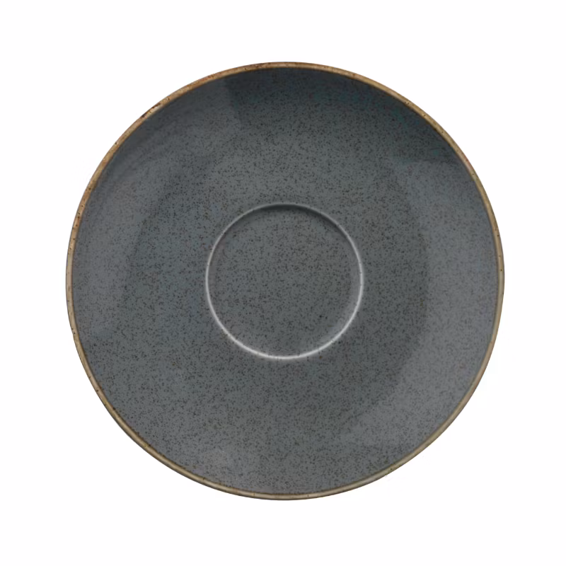 Kaffefat 15cm gråblå Pearl Colorx, 12st