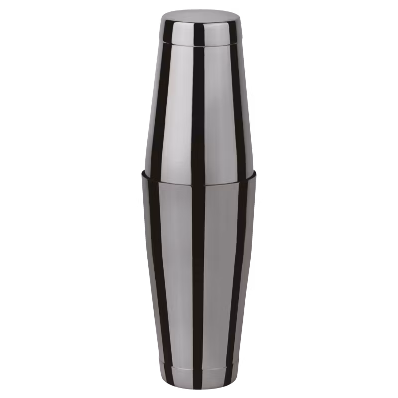 Shaker tin/halv tin mörkgrå 79/59cl