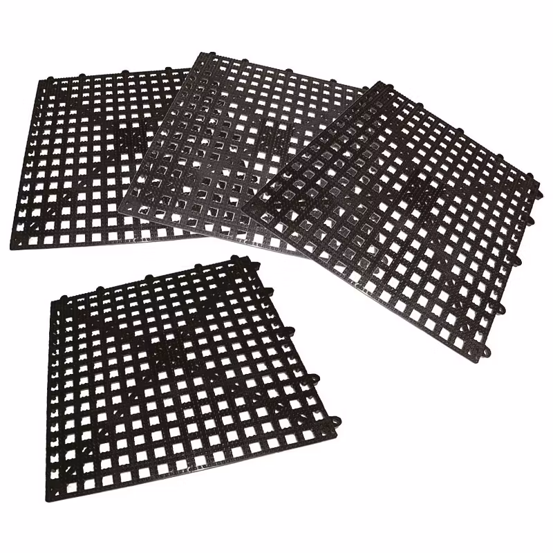 Barmatta svart gummi 300x300mm