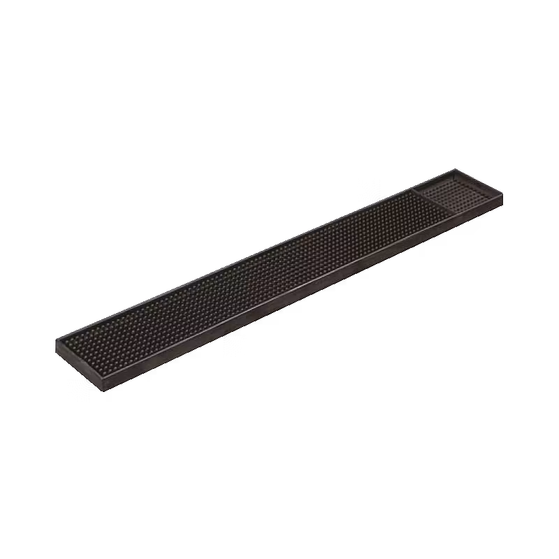 Barmatta svart gummi 680x80mm