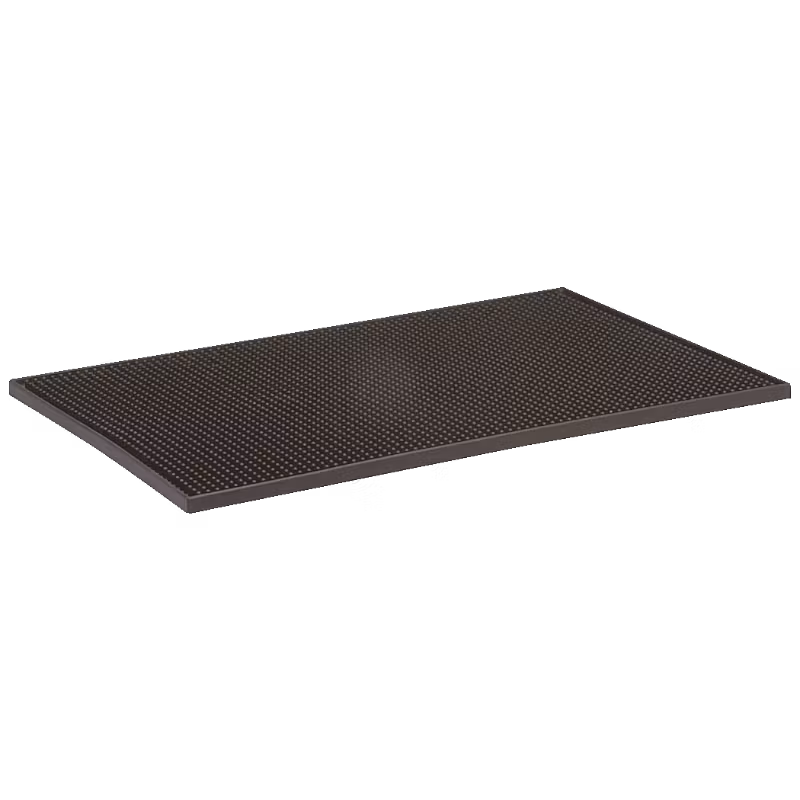 Barmatta svart gummi 450x300mm