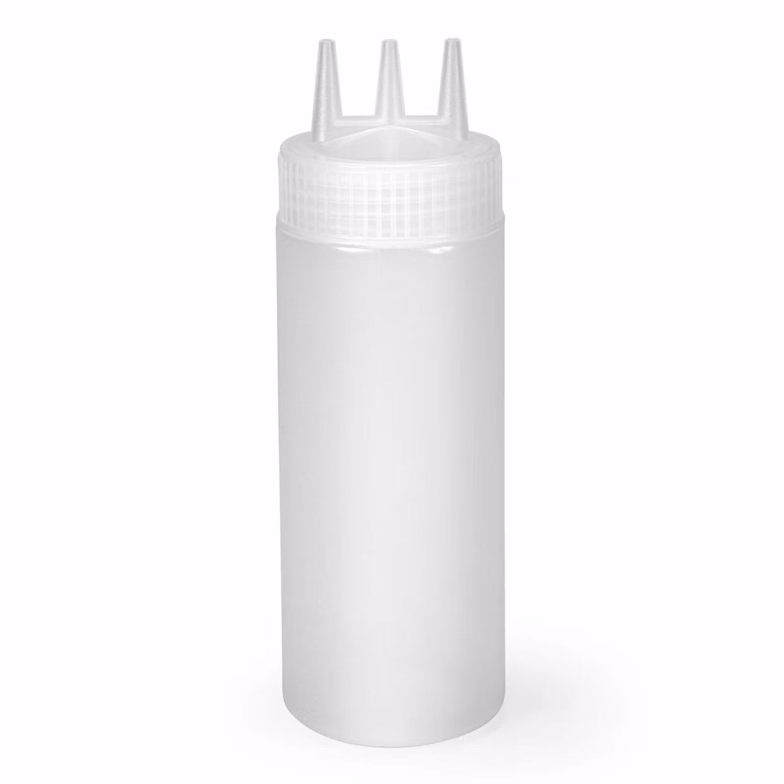 Dressingflaska 3 pip 0,34 L transparent