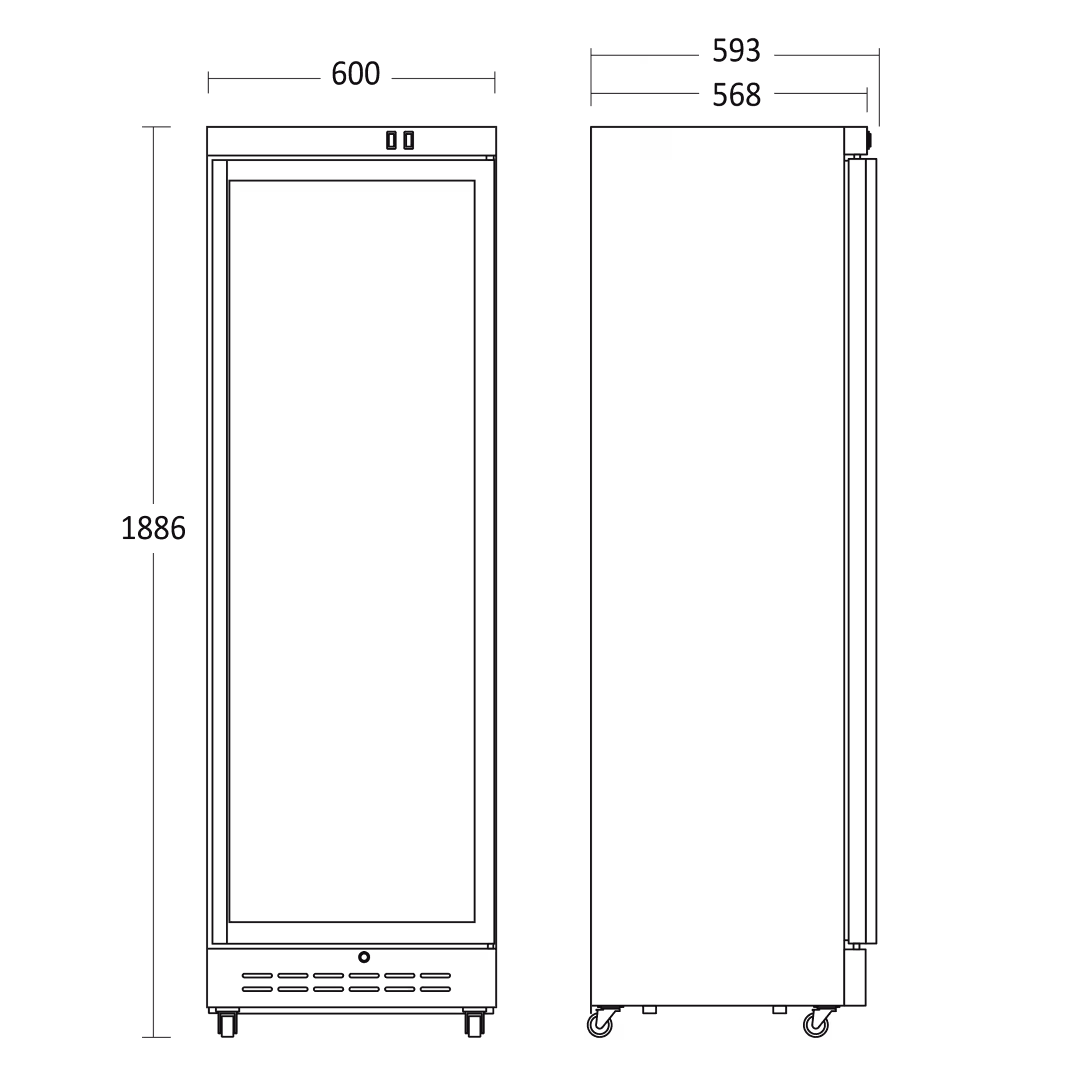 Drickakyl DC 389 BD, svart