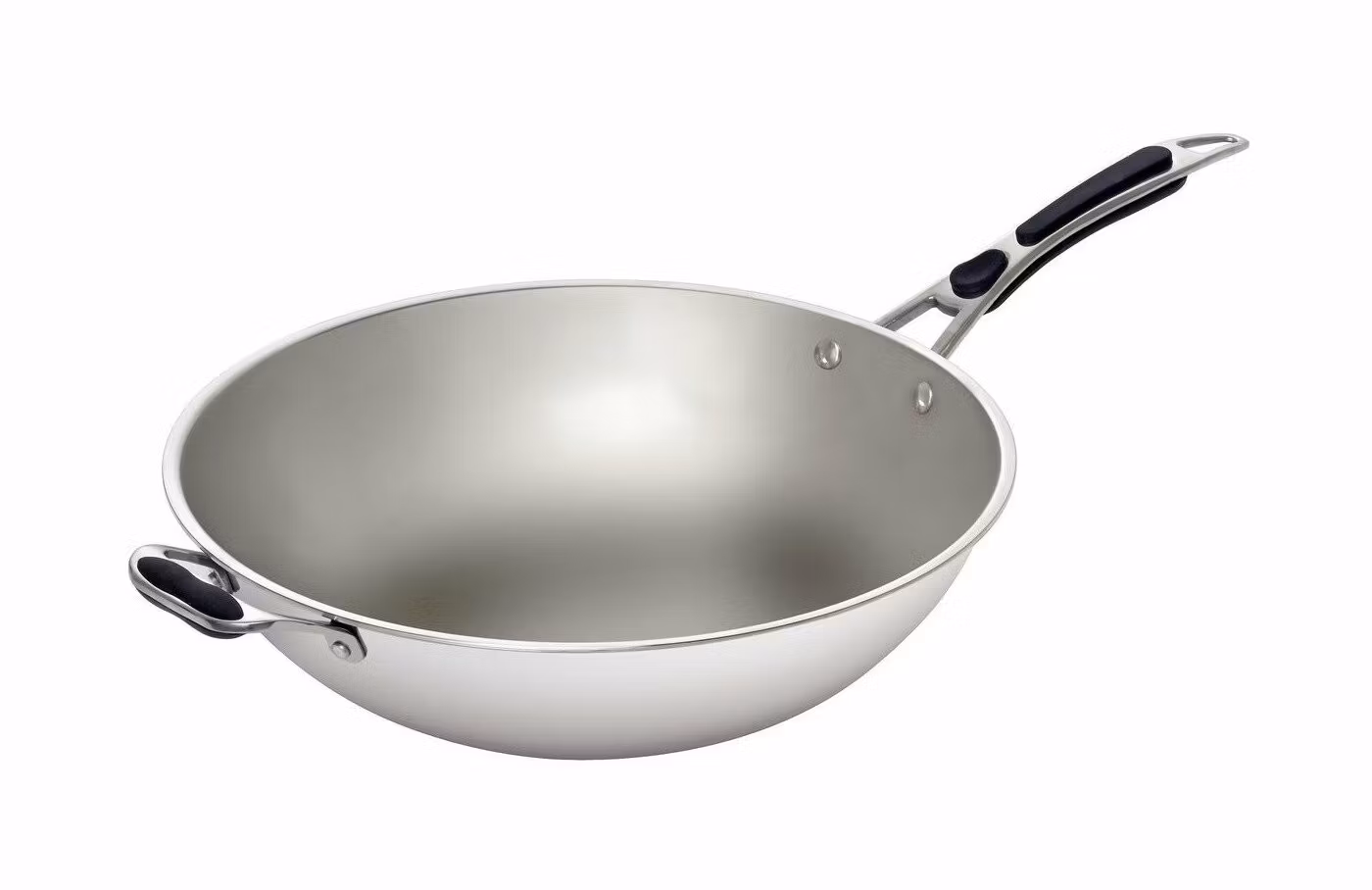 Wokpanna W360R rostfritt stål 36 cm